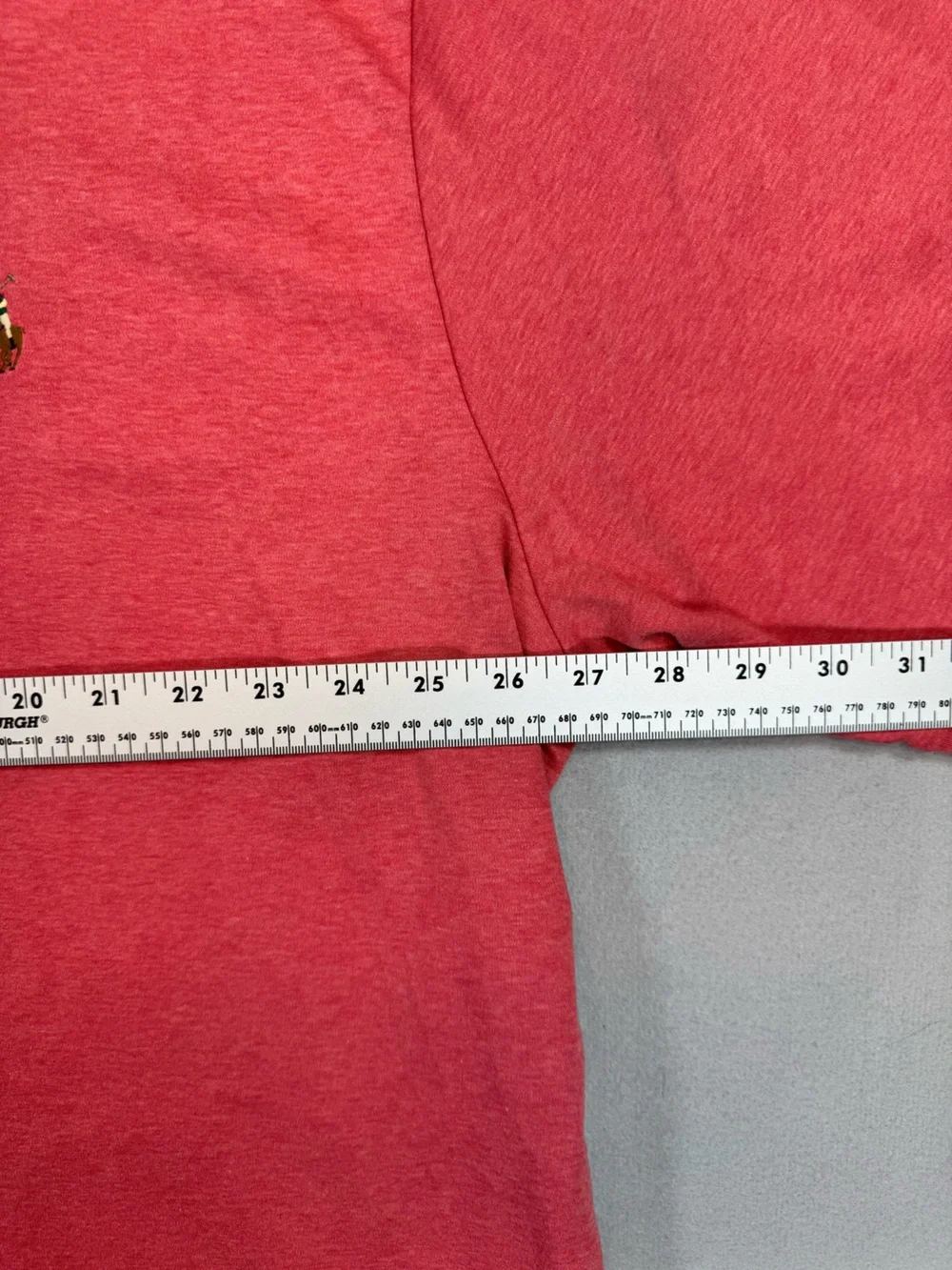 Polo by Ralph Lauren Men's Heathered Coral Polo Shirt 3XL
